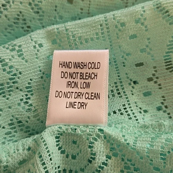 NWT Cleo green lace long jacket Sz S - Picture 8 of 9